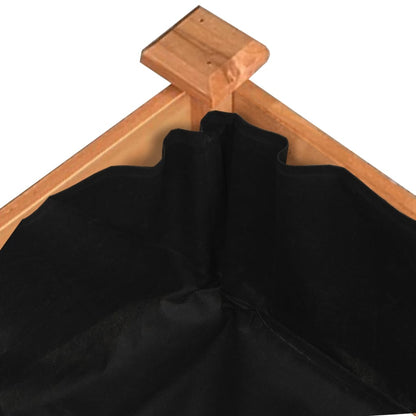 Hochbeet mit Einsatz Braun 240x120x25 cm Massivholz Tanne - Pazzar.ch