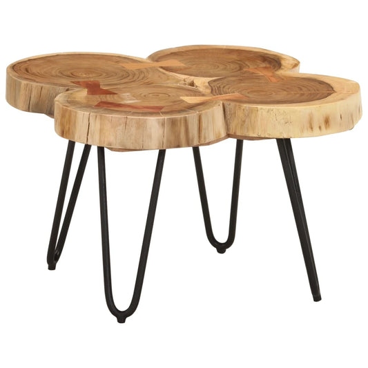 Couchtisch 36 cm 4 Stämme Massivholz Akazie - Pazzar.ch