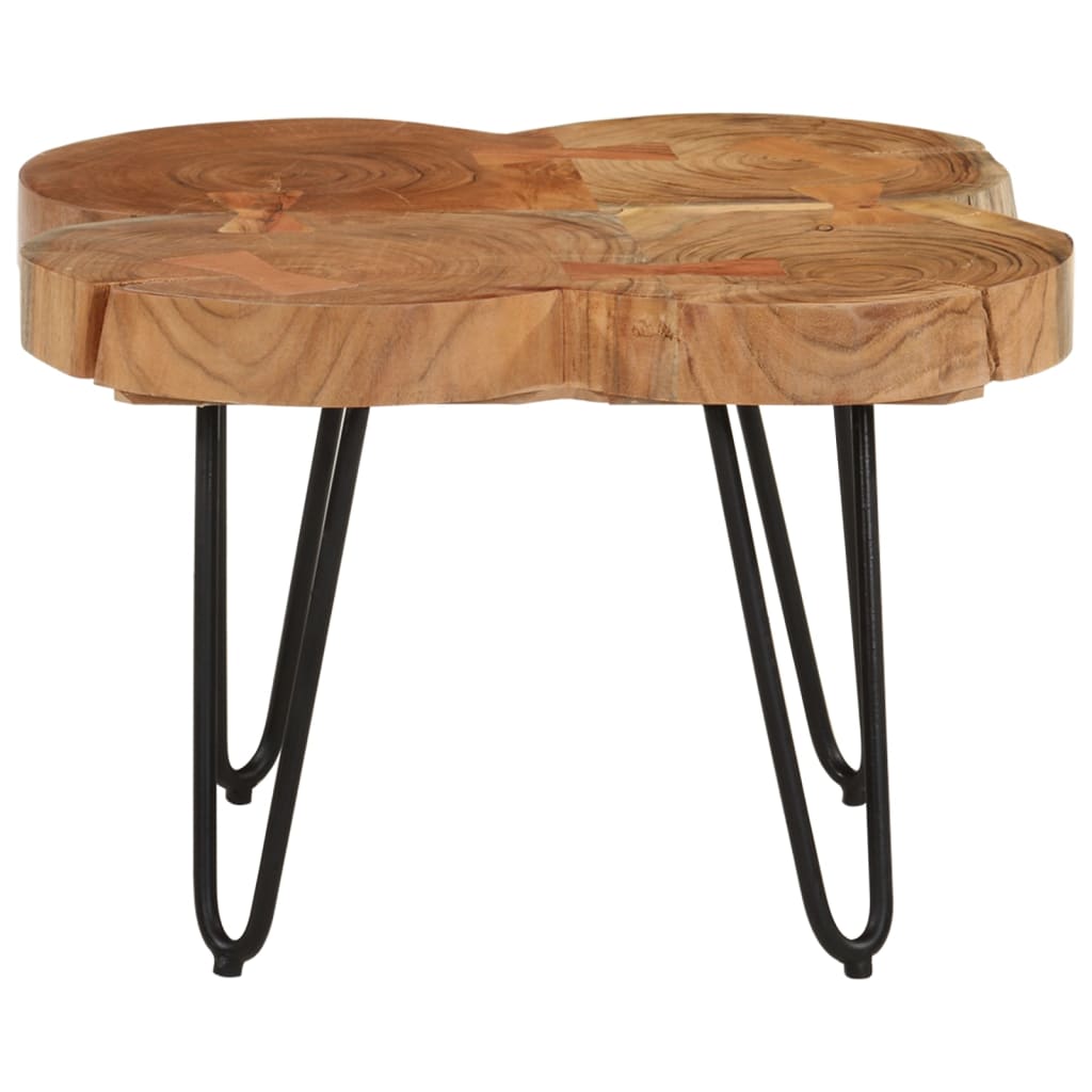 Couchtisch 36 cm 4 Stämme Massivholz Akazie - Pazzar.ch