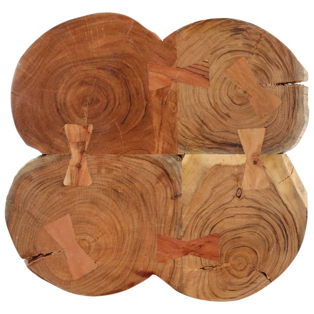 Couchtisch 36 cm 4 Stämme Massivholz Akazie - Pazzar.ch