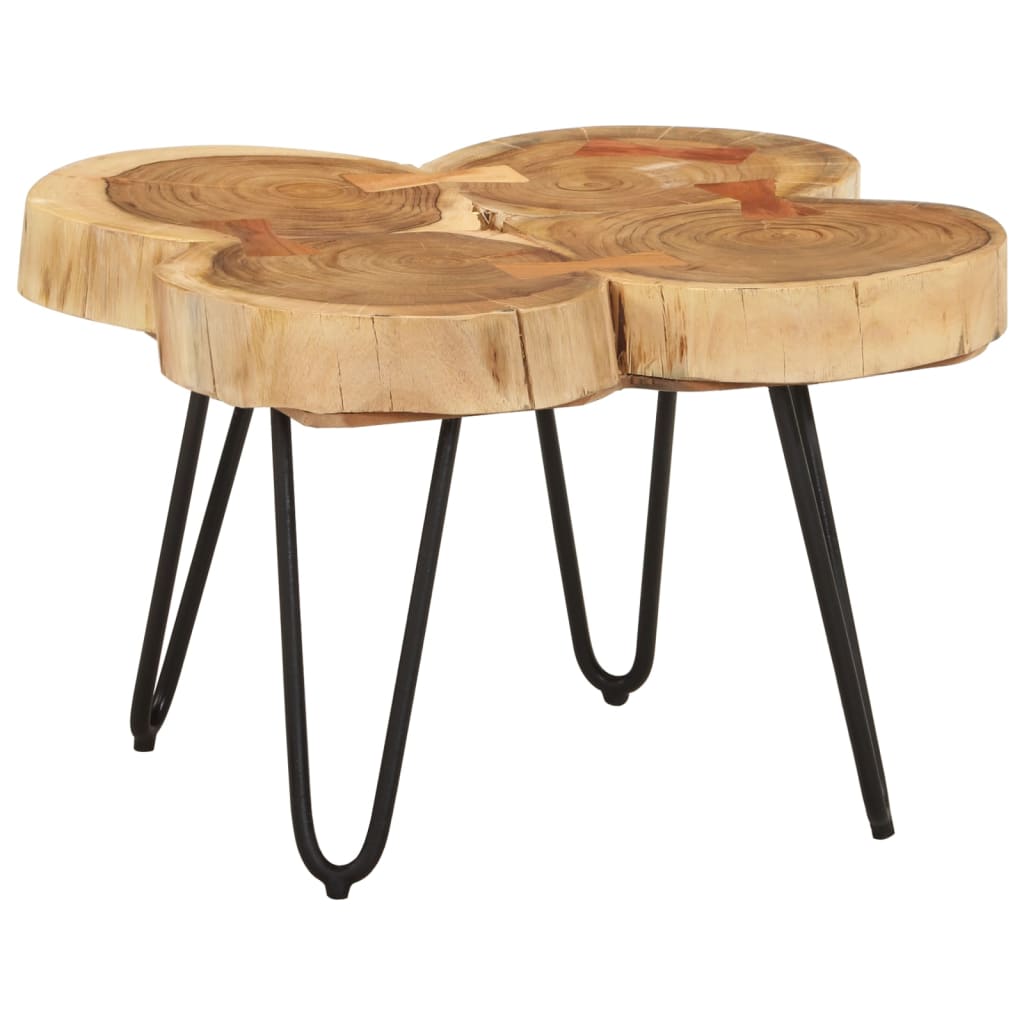 Couchtisch 36 cm 4 Stämme Massivholz Akazie - Pazzar.ch