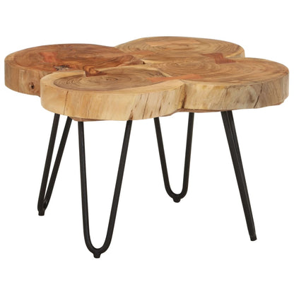 Couchtisch 36 cm 4 Stämme Massivholz Akazie - Pazzar.ch