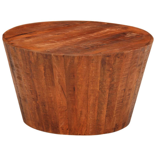 Couchtisch Ø 52x30 cm Massivholz Mango - Pazzar.ch