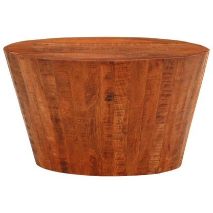 Couchtisch Ø 52x30 cm Massivholz Mango - Pazzar.ch