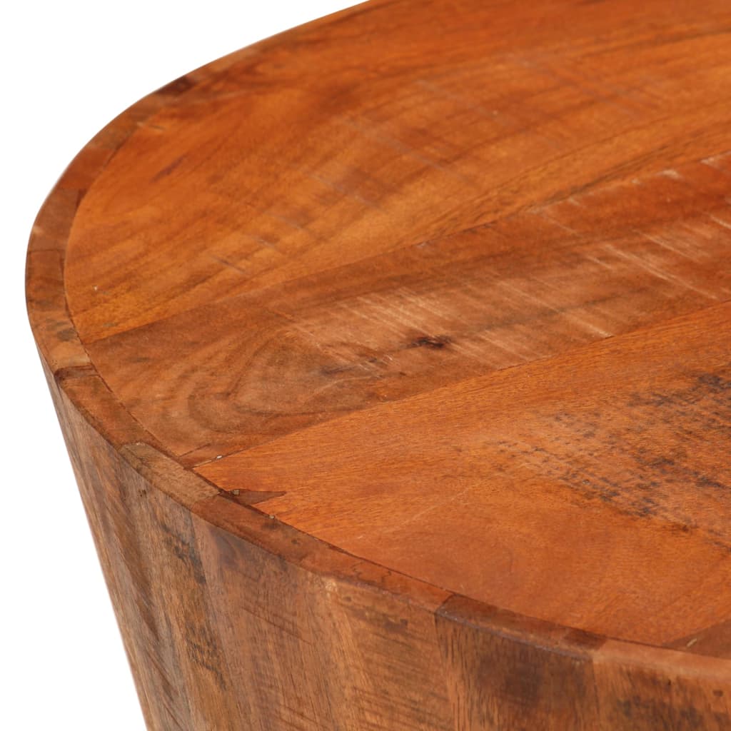 Couchtisch Ø 52x30 cm Massivholz Mango - Pazzar.ch