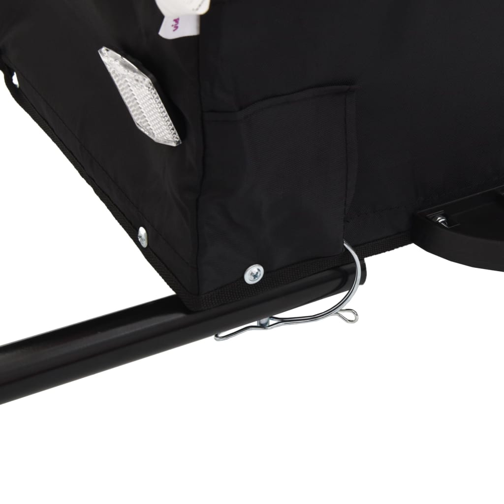 Fahrradanhänger Schwarz und Blau 30 kg Eisen - Pazzar.ch