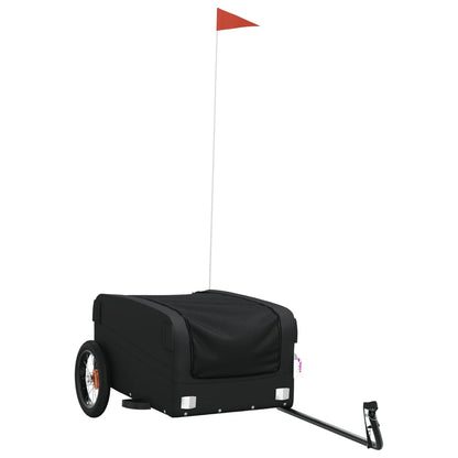 Fahrradanhänger Schwarz 30 kg Eisen - Pazzar.ch