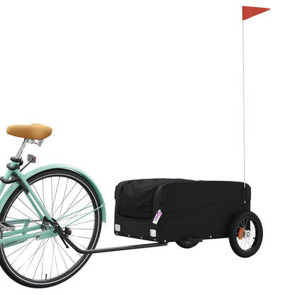 Fahrradanhänger Schwarz 30 kg Eisen - Pazzar.ch