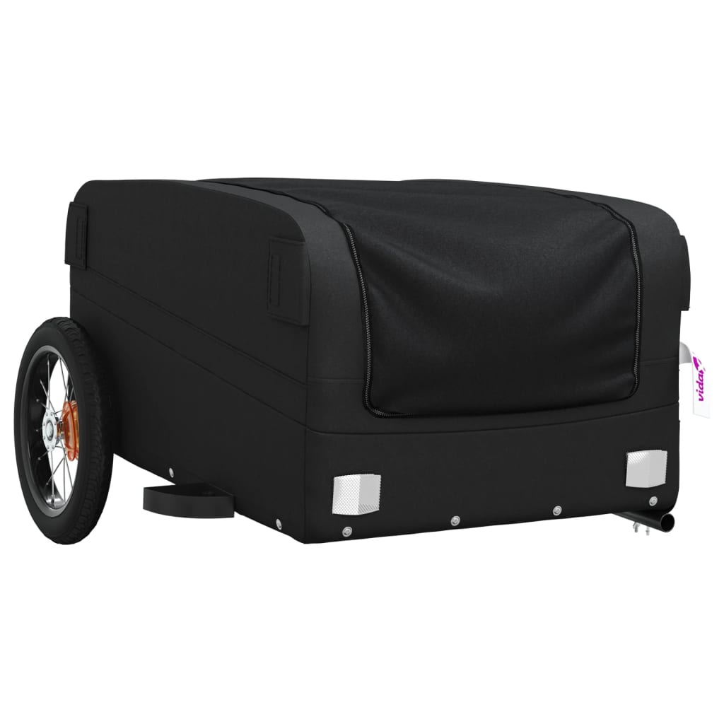 Fahrradanhänger Schwarz 30 kg Eisen - Pazzar.ch