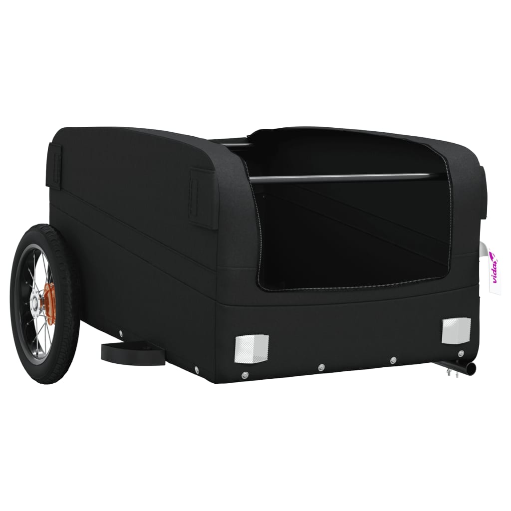 Fahrradanhänger Schwarz 30 kg Eisen - Pazzar.ch