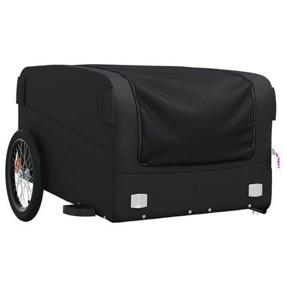 Fahrradanhänger Schwarz 45 kg Eisen - Pazzar.ch