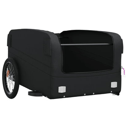 Fahrradanhänger Schwarz 45 kg Eisen - Pazzar.ch