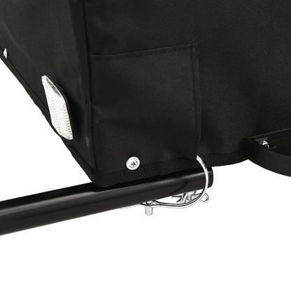 Fahrradanhänger Schwarz und Orange 30 kg Eisen - Pazzar.ch