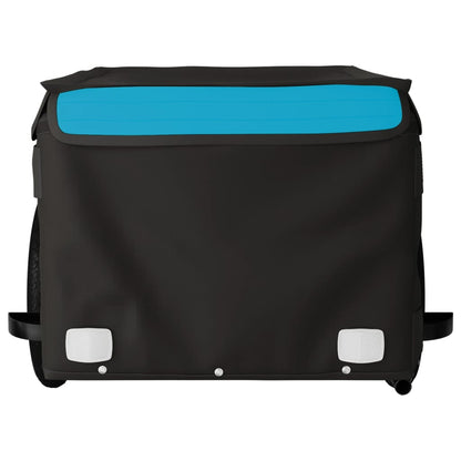 Fahrradanhänger Schwarz und Blau 30 kg Eisen - Pazzar.ch
