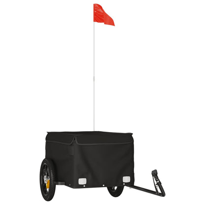 Fahrradanhänger Schwarz 30 kg Eisen - Pazzar.ch