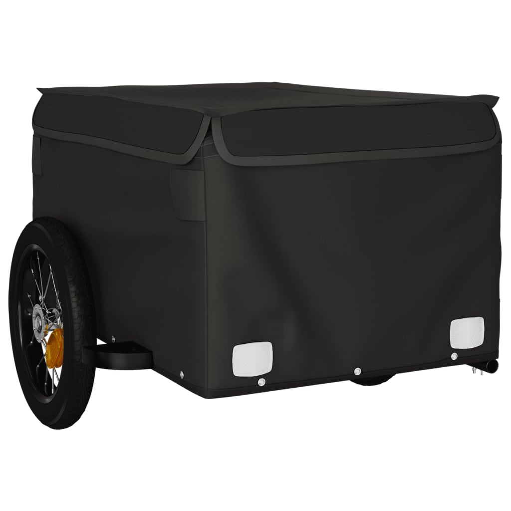 Fahrradanhänger Schwarz 30 kg Eisen - Pazzar.ch