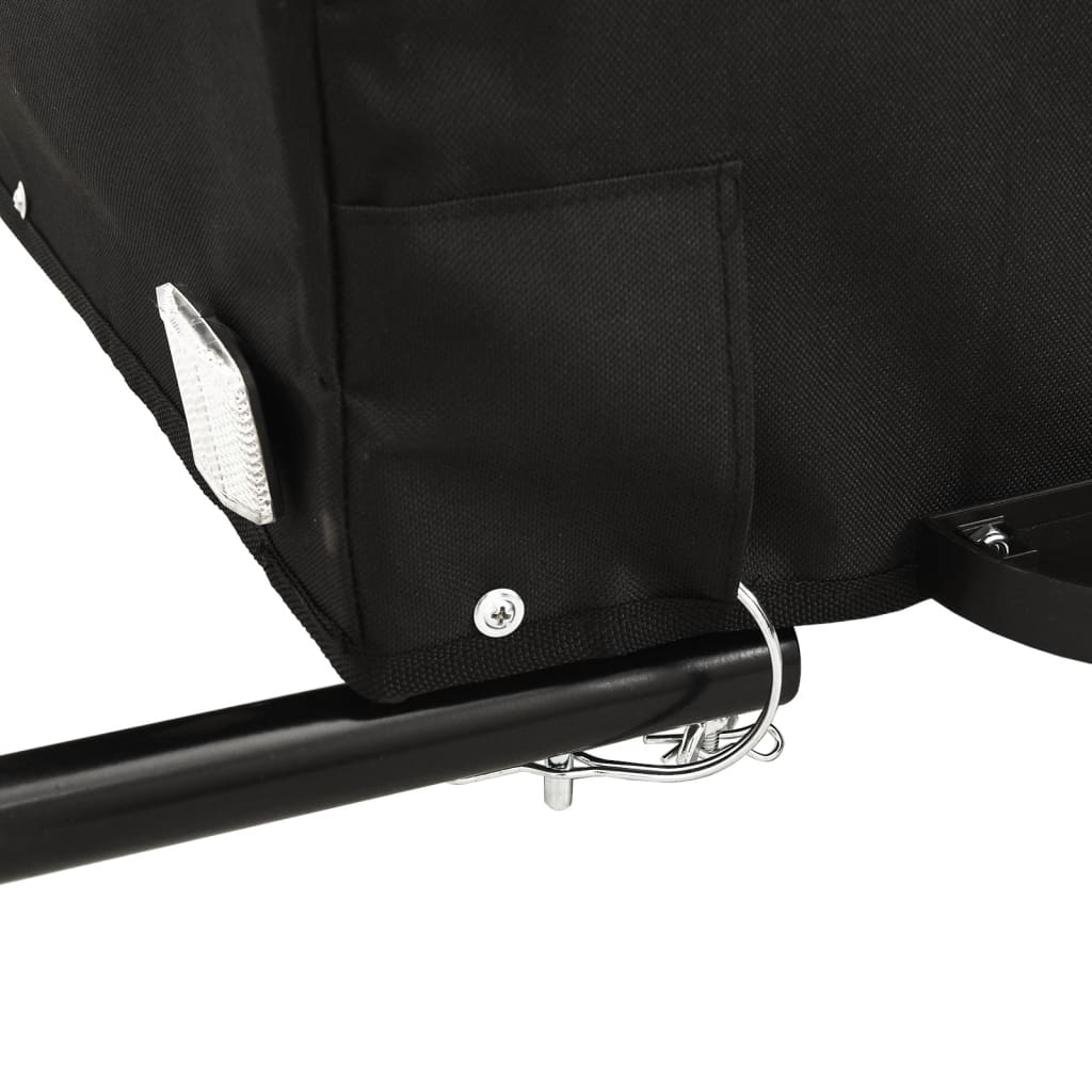 Fahrradanhänger Schwarz 30 kg Eisen - Pazzar.ch