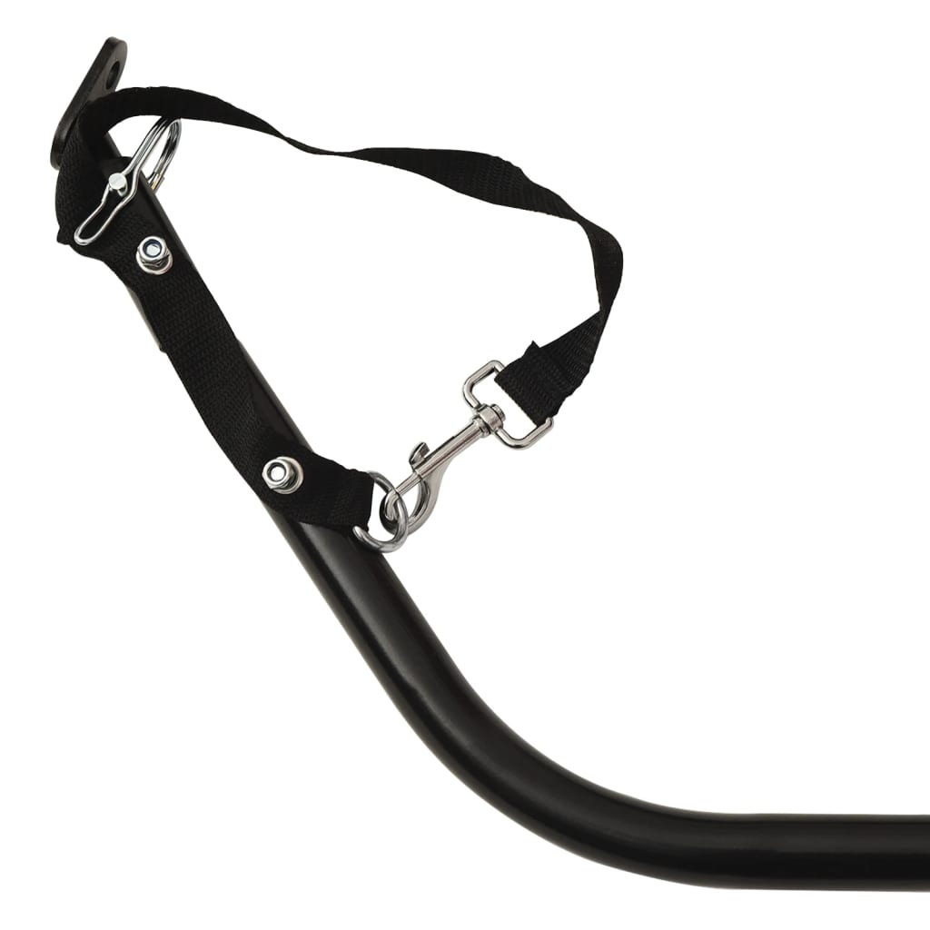 Fahrradanhänger Schwarz 45 kg Eisen - Pazzar.ch
