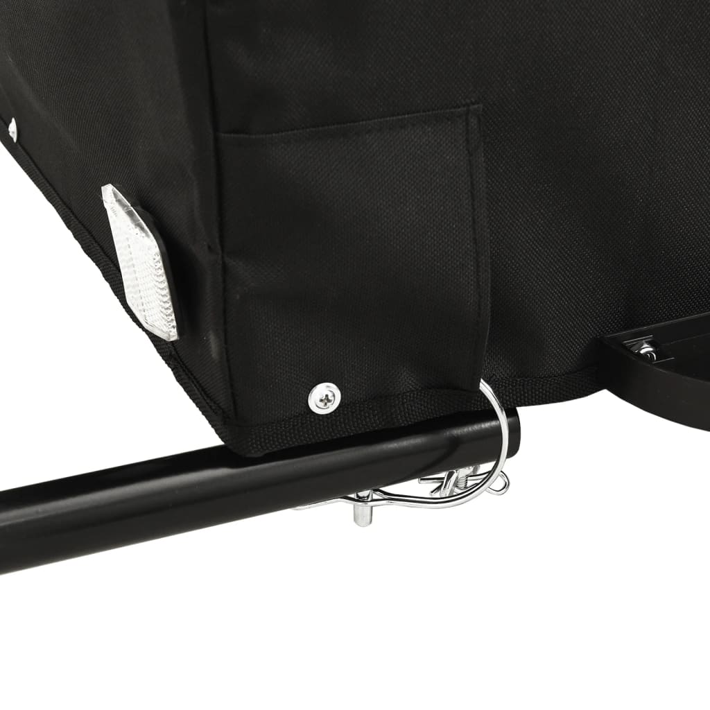 Fahrradanhänger Schwarz und Blau 45 kg Eisen - Pazzar.ch