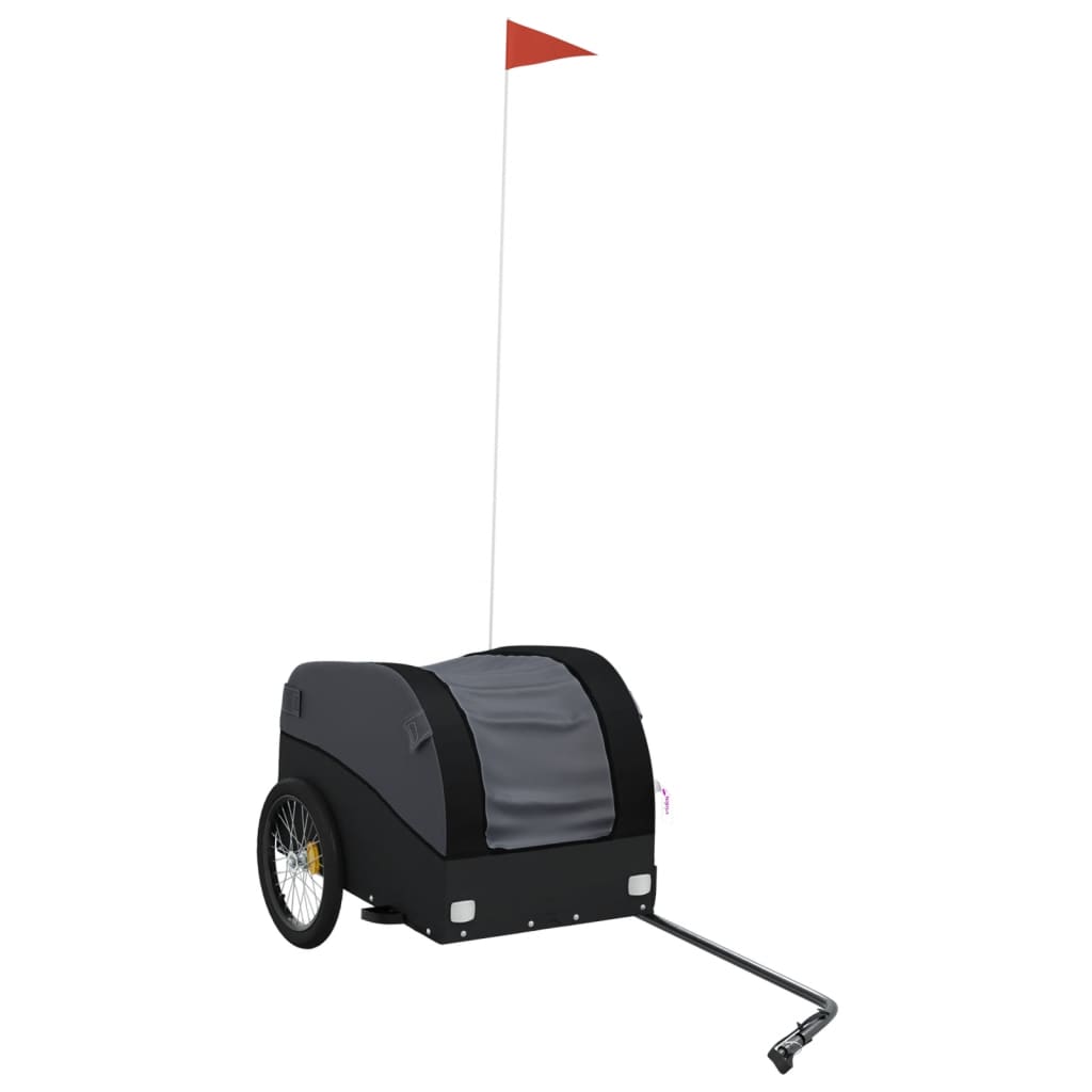 Fahrradanhänger Schwarz 30 kg Eisen - Pazzar.ch