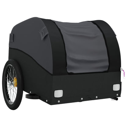 Fahrradanhänger Schwarz 30 kg Eisen - Pazzar.ch
