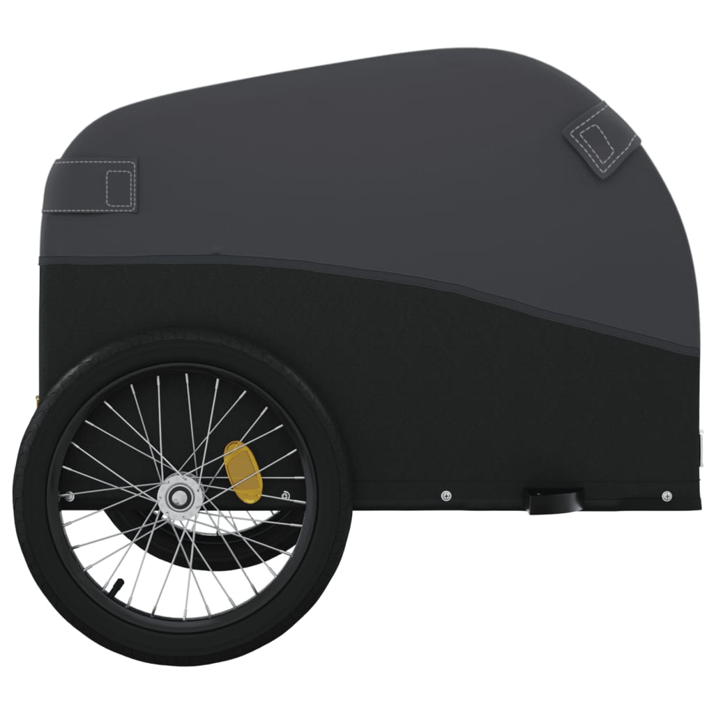 Fahrradanhänger Schwarz 30 kg Eisen - Pazzar.ch