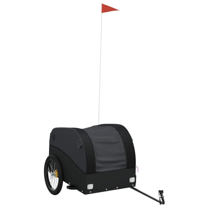 Fahrradanhänger Schwarz 45 kg Eisen - Pazzar.ch