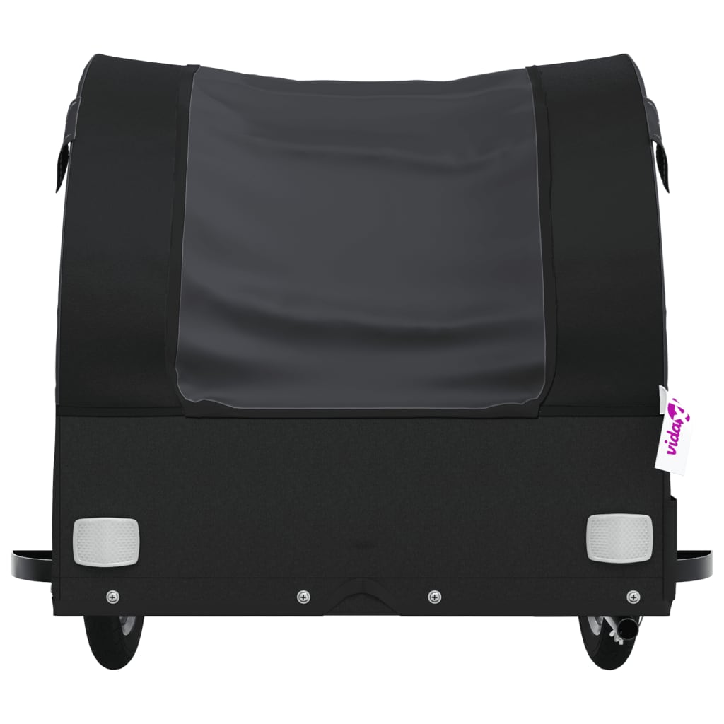 Fahrradanhänger Schwarz 45 kg Eisen - Pazzar.ch