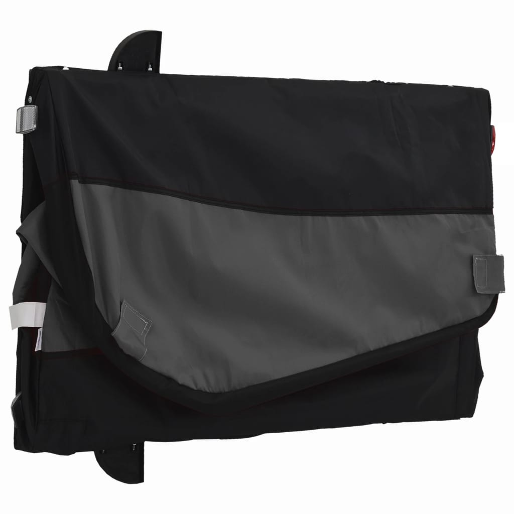 Fahrradanhänger Schwarz 45 kg Eisen - Pazzar.ch