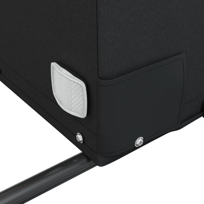 Fahrradanhänger Schwarz 45 kg Eisen - Pazzar.ch