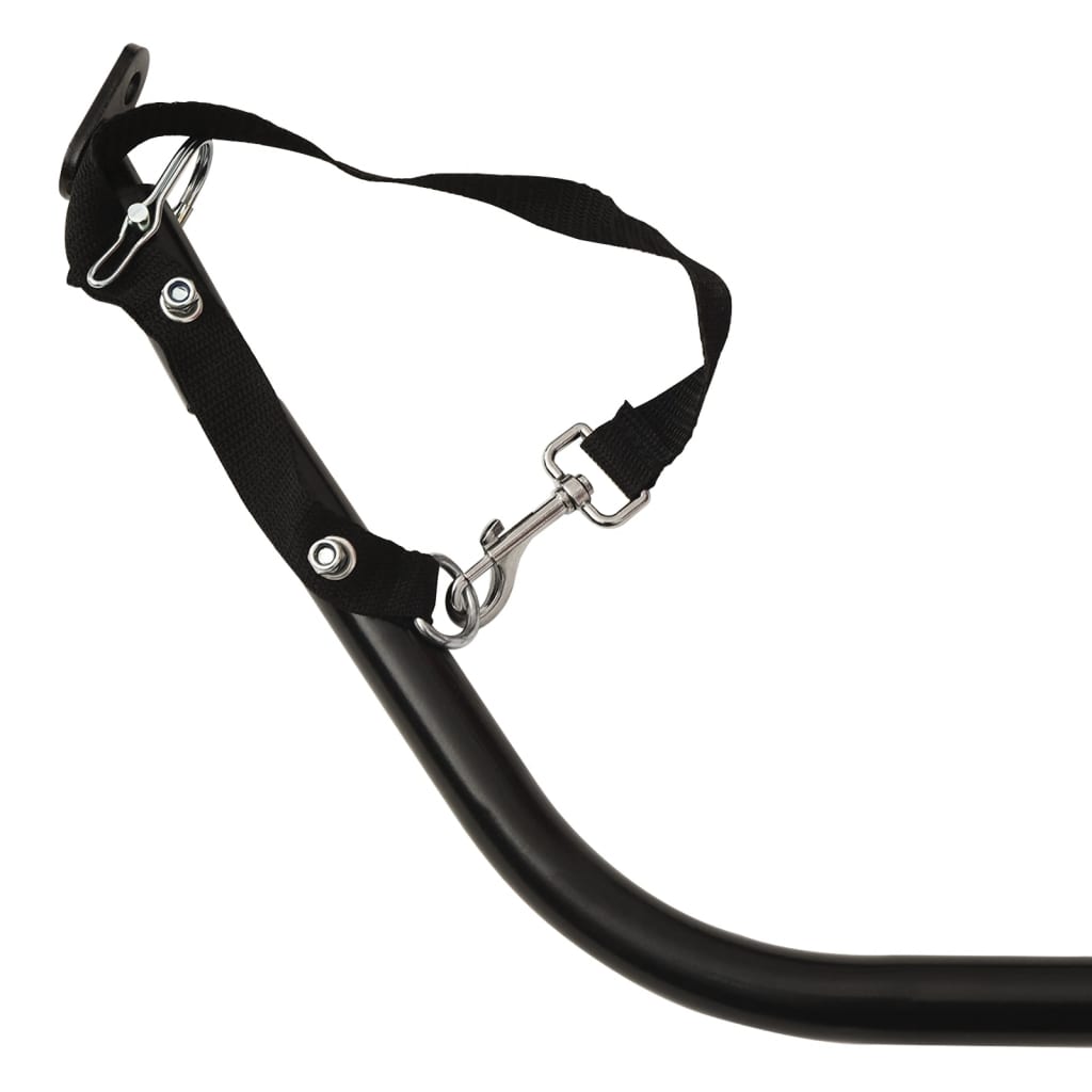 Fahrradanhänger Schwarz 45 kg Eisen - Pazzar.ch