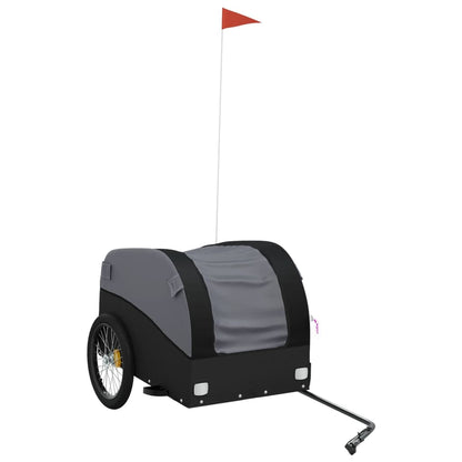 Fahrradanhänger Schwarz 45 kg Eisen - Pazzar.ch