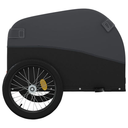 Fahrradanhänger Schwarz 45 kg Eisen - Pazzar.ch