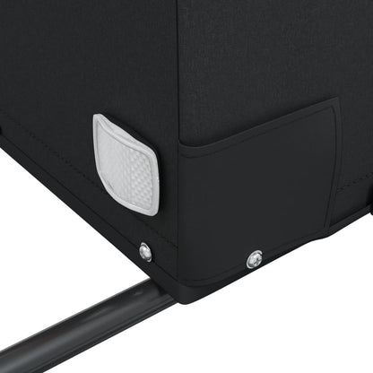 Fahrradanhänger Schwarz 45 kg Eisen - Pazzar.ch