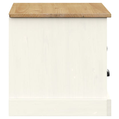 TV-Schrank VIGO Weiß 106x40x40 cm Massivholz Kiefer - Pazzar.ch