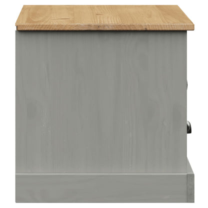 TV-Schrank VIGO Grau 106x40x40 cm Massivholz Kiefer - Pazzar.ch