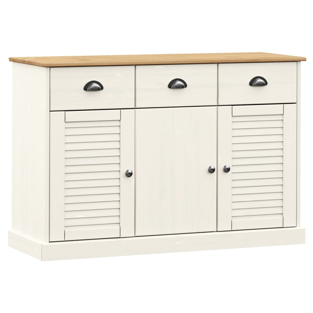 Sideboard mit Schubladen VIGO 113x40x75 cm Massivholz Kiefer - Pazzar.ch