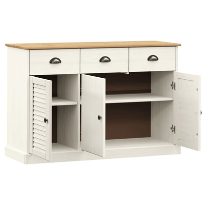 Sideboard mit Schubladen VIGO 113x40x75 cm Massivholz Kiefer - Pazzar.ch
