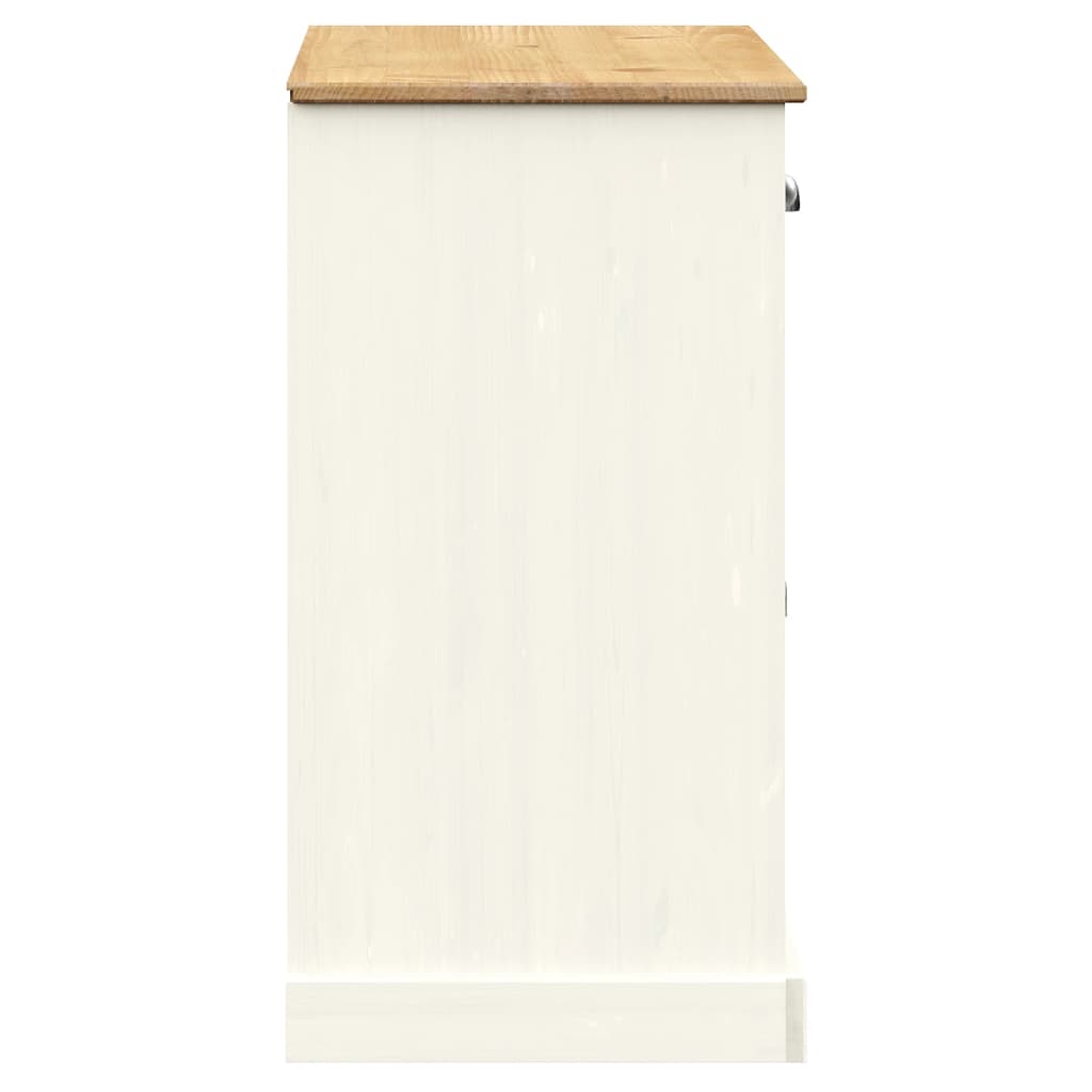 Sideboard mit Schubladen VIGO 113x40x75 cm Massivholz Kiefer - Pazzar.ch