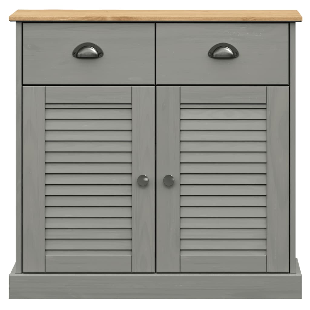 Sideboard mit Schubladen VIGO 78x40x75 cm Massivholz Kiefer - Pazzar.ch
