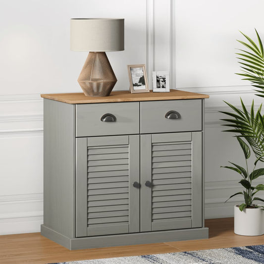 Sideboard mit Schubladen VIGO 78x40x75 cm Massivholz Kiefer - Pazzar.ch