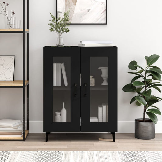 Sideboard Schwarz 69,5x34x90 cm Holzwerkstoff - Pazzar.ch
