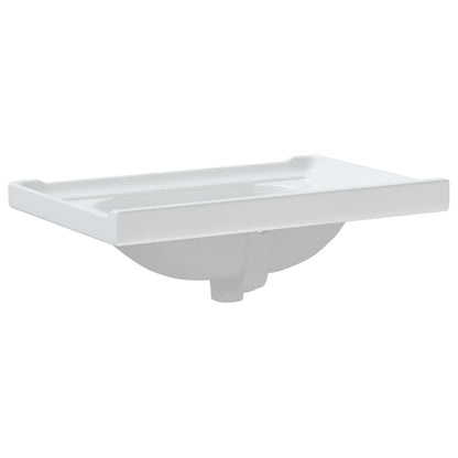 Waschbecken Weiß 71x48x23 cm Rechteckig Keramik - Pazzar.ch