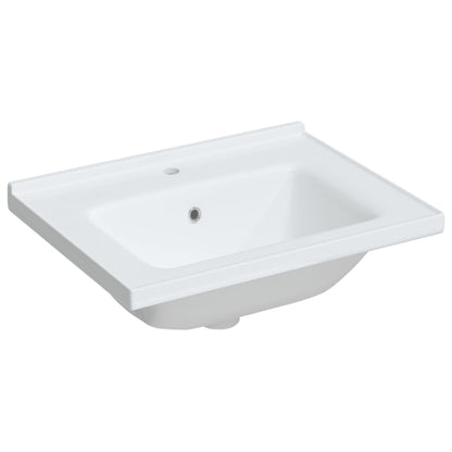 Waschbecken Weiß 61x48x19,5 cm Rechteckig Keramik - Pazzar.ch