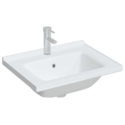 Waschbecken Weiß 61x48x19,5 cm Rechteckig Keramik - Pazzar.ch