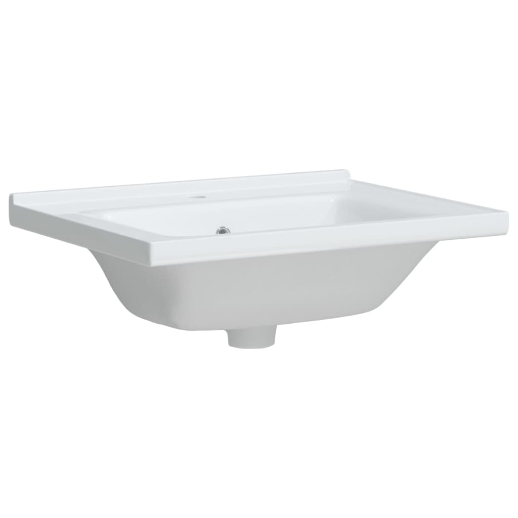 Waschbecken Weiß 61x48x19,5 cm Rechteckig Keramik - Pazzar.ch