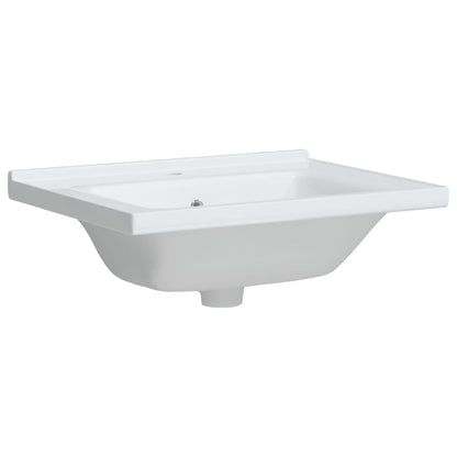 Waschbecken Weiß 61x48x19,5 cm Rechteckig Keramik - Pazzar.ch
