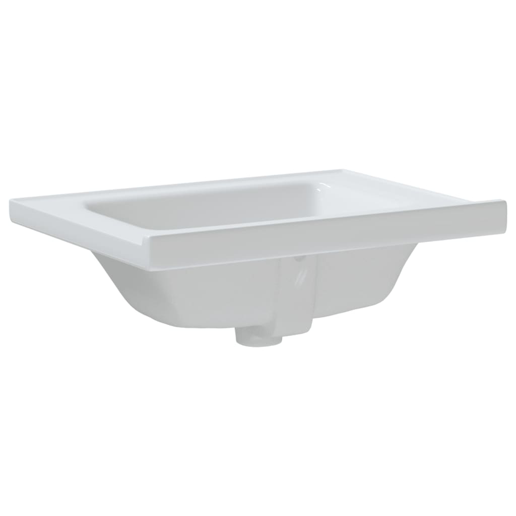 Waschbecken Weiß 61x48x19,5 cm Rechteckig Keramik - Pazzar.ch