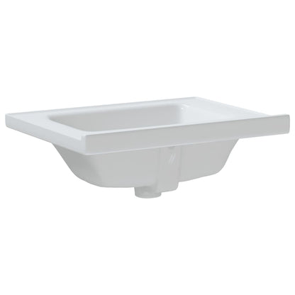 Waschbecken Weiß 61x48x19,5 cm Rechteckig Keramik - Pazzar.ch