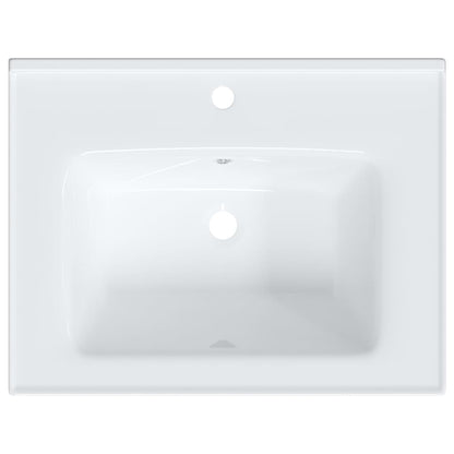 Waschbecken Weiß 61x48x19,5 cm Rechteckig Keramik - Pazzar.ch